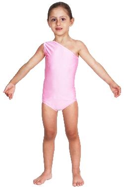 BODY DANZA LYCRA MONOSPALLA ROSA BABY